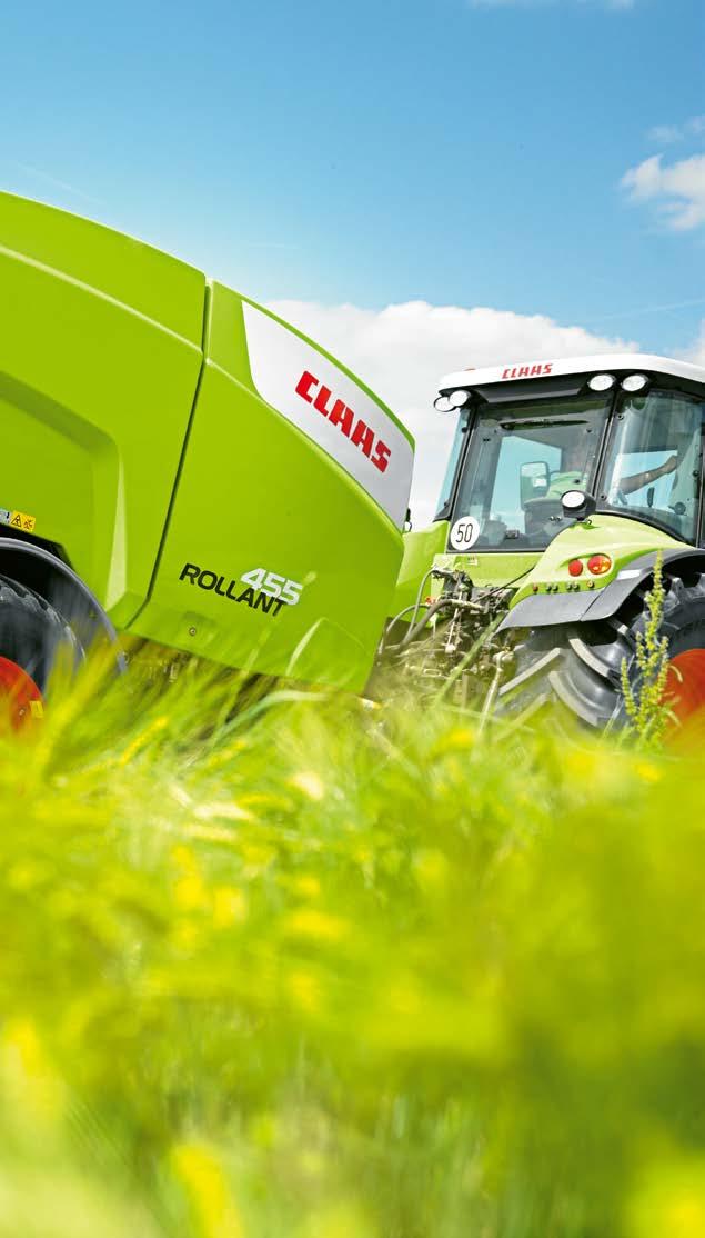 Heavy Duty 18 Komora prasowania 20 Owijanie 22 Owijanie folią 24 Koncepcja UNIWRAP 26 Terminale sterujące 28 CLAAS Service & Parts 32 Hamulce i ogumienie 34 Dane techniczne 36 Dzięki 16 nowym,