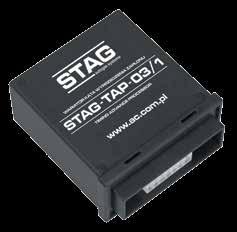 STAG TAP-03 Wariator Wariator kąta wyprzedzenia zapłonu STAG TAP-03 przeznaczony jest do pojazdów zasilanych LPG/CNG jako urządzenie pomocnicze, polepszające efektywność spalania mieszanki