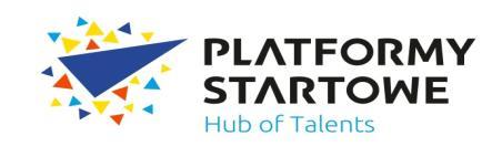 procesie inkubacji przedsiębiorstwa typu startup w ramach projektu Platforma startowa dla nowych pomysłów Hub of Talents realizowanego w