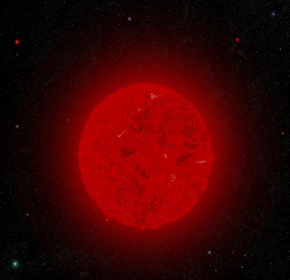 Herschel s Garnet Star 1,640,000,000km