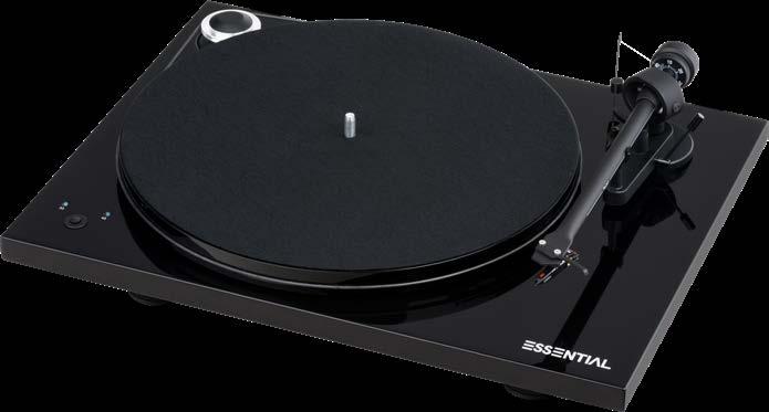 Essential III BT Cena 1790 zł, w wykończeniu orzech 1990 zł Gramofon analogowy z napędem paskowym (silnik synchroniczny) posiada wbudowany przedwzmacniacz gramofonowy mm oraz nadajnik Bluetooth