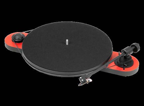 Elemental Phono USB Cena 1150 zł Gramofon analogowy z wkładką gramofonową Ortofon OM5e, napędem paskowym, centralnym punktem środka ciężkości