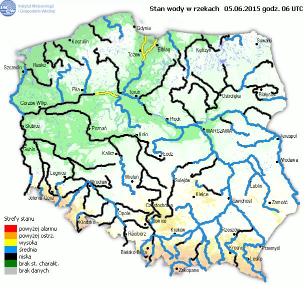 INFORMACJE HYDROLOGICZNO -