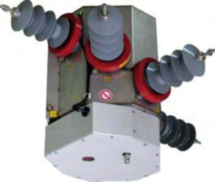 THO-24-T oznacza rozłącznik napowietrzny na napięcie znamionowe 24(25)kV z napędem silnikowym standardowym.