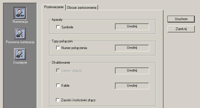 52 4.Prosty przykład rysunkowy Rys. 4.27 Okno automatycznego nadawania oznaczeń Możliwe jest także numerowanie ręczne. Otwieramy schemat numer 03.