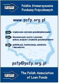 Dziękuję za uwagę mail: psfp@psfp.