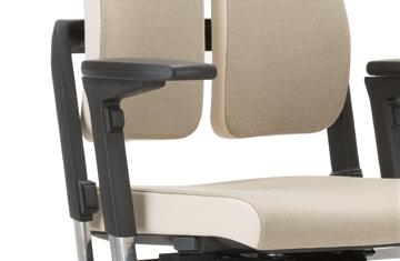 Armrest Podłokietniki 3-D (R53) Backrest-integrated armrests recline together with the backrest, which is why they are recommended for