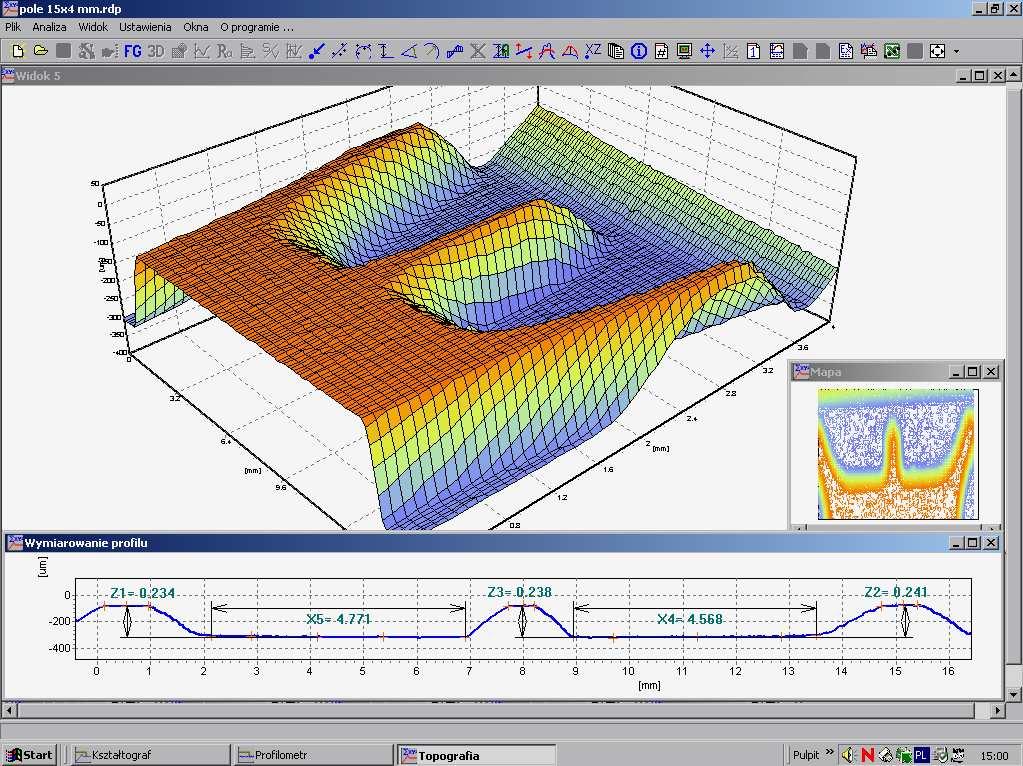 ANALIZY PRZE- STRZENNEJ 3D PROFILU I
