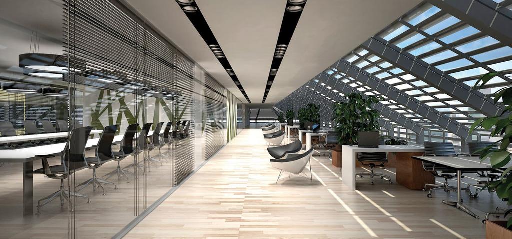 Powierzchnia biurowa/ Office space Podstawowe parametry/ Key figures Przez lata Europejski gościł wiele międzynarodowych firm i instytucji.