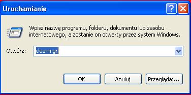 Krok 12 Otwórz okno uruchom poprzez kliknięcie Start > Uruchom.