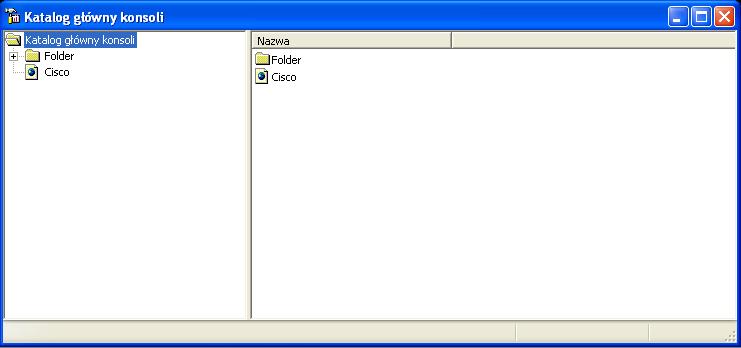 Krok 5 Pojawi się okno "Konsola1". Kliknij prawym przyciskiem myszy na ikonę folderu i wybierz polecenie Zmień nazwę. Zmień nazwę folderu "Narzędzia przechowywania".