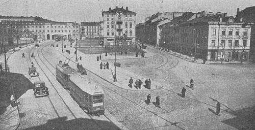 Przejazd pod gmachem Sądu Okręgowego. Źródło: WWW.warszawa1939.