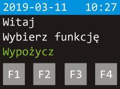 Monitorowanie i zarządzanie Wypożyczenie Wypożyczenie jest realizowane za pomocą Terminali wypożyczeń MCT88M-IO.