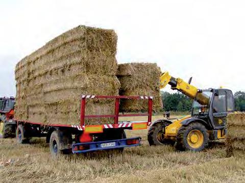 Two-stage straw biomass collection