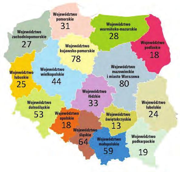 Uniwersytety Trzeciego Wieku na świecie i w Polsce udzielanie im wsparcia organizacyjnego, prawnego oraz logistycznego i finansowego; rozwijanie współpracy, kształtowanie standardów działania oraz