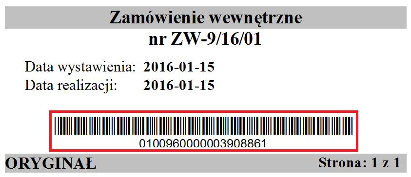 6. Realizacja Zlecenia ZW W celu utworzenia dokumentu MMW na podstawie Zamówienia ZW należy z menu wybrać Realizacja Zlecenia ZW.