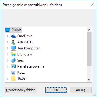 Plik CSV zostanie utworzony w następującej formie: %;BAZA_CTI;ZW-2/16/08;;;XXX;09082016;090820161400;% $;ZW-2/16/08;1;TOWAR1;1,0000;;;;;$ $;ZW-2/16/08;2;TOWAR2;1,0000;;;;;$