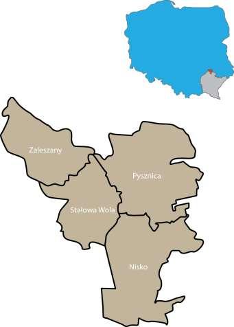 2. Obszar wsparcia Zgodnie z zapisami Strategii Rozwoju Województwa Podkarpackie 2020 Miejski Obszar Funkcjonalny Stalowej Woli (MOF) tworzą gminy: Gmina Stalowa Wola, Gmina i Miasto Nisko, Gmina