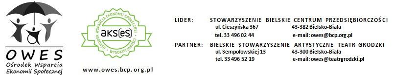 I Konwent Samorządowy obszaru bielskiego Ośrodek Wsparcia Ekonomii Społecznej zaprasza w dniu 18 marca 2019 r. na I Konwent Samorządowy obszaru b i e l s k i e g o p n.