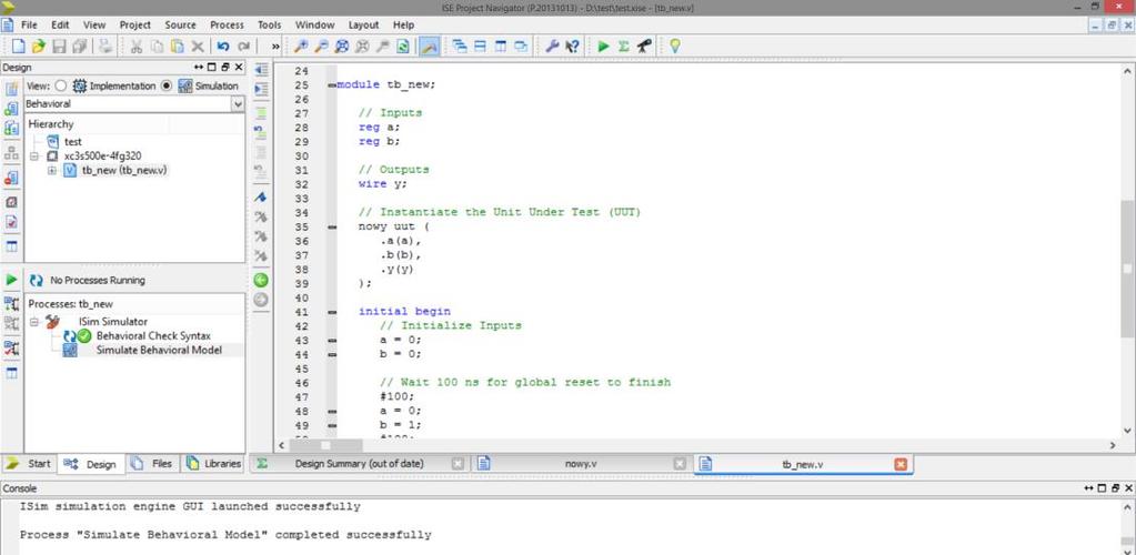 ..: W oknie wybrać Verilog Test Figure i wpisać nazwę pliku testującego w File Name.