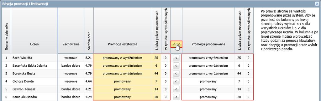 UONET+. Jak przygotować i wydrukować arkusze ocen i świadectwa? 12/19 Po wypełnieniu tabeli kliknij przycisk Zapisz. 7.