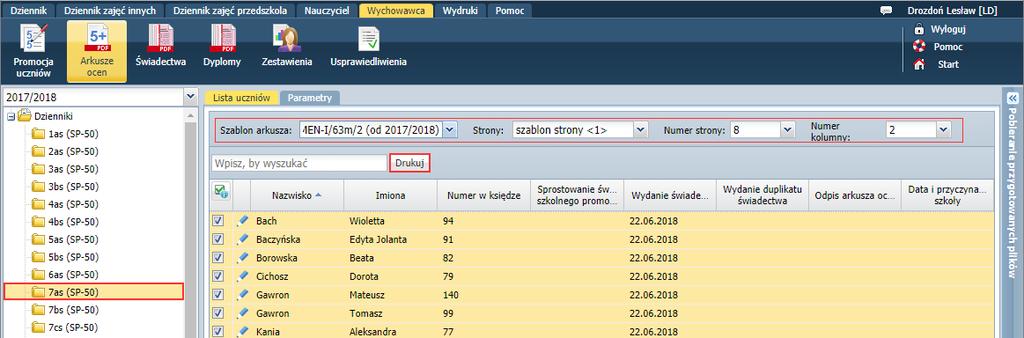 UONET+. Jak przygotować i wydrukować arkusze ocen i świadectwa?