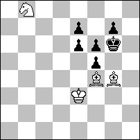 honorowe nr 36 Emanuel NAVON Cztery fazy z białymi roszadami, ale z nieuporządkowanymi powtórkami posunięć. 1.Kd3 0-0-0+ 2.Ke2 Wd2# 1.