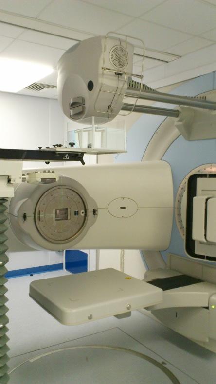 radioterapia \ radiotherapy artykuł naukowy \ scientific paper Rys. 4 Układ do kalibracji wzmocnień detektora obrazowego skorygowano manualnie o +0,8 (Rys.