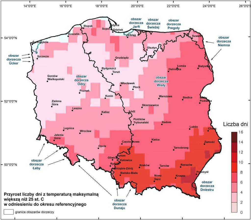 Rysunek 11. Długość okresu wegetacyjnego (śr.