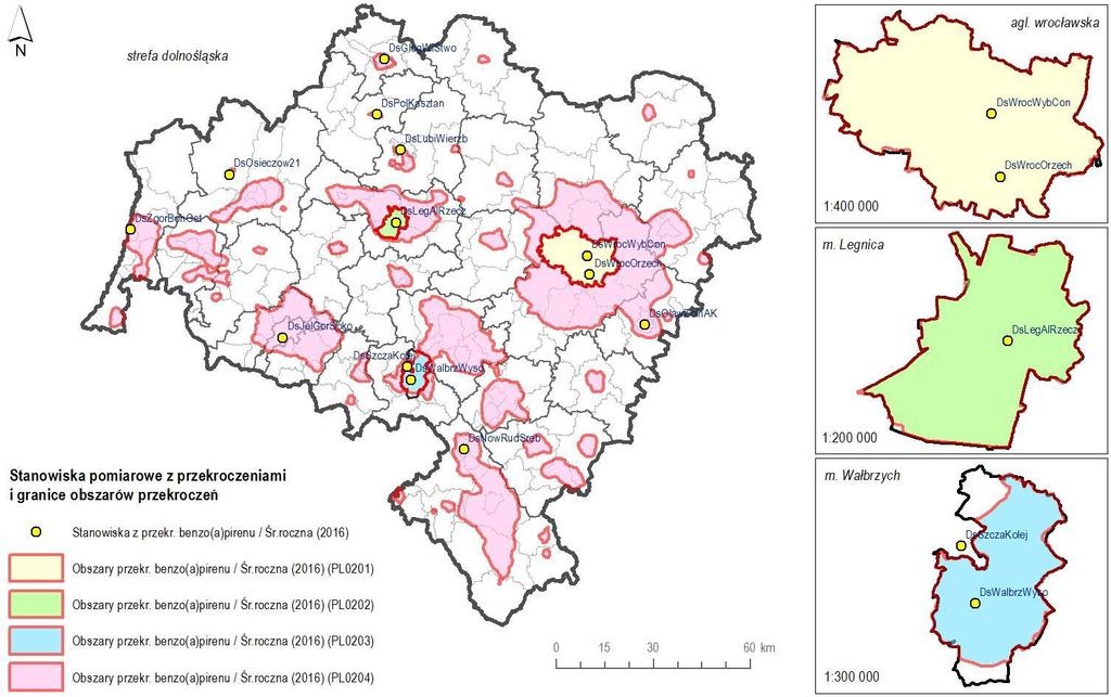 meteorologicznym WRF i uszczegółowiono dla obszaru województwa za pomocą preprocesora CALMET.