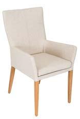King Wymiary krzesła w cm: 46 x 47 x H49/96 Wysokość siedziska - 49 cm Wysokość podłokietnika - 64 cm Szerokość siedziska 47 cm Głębokość