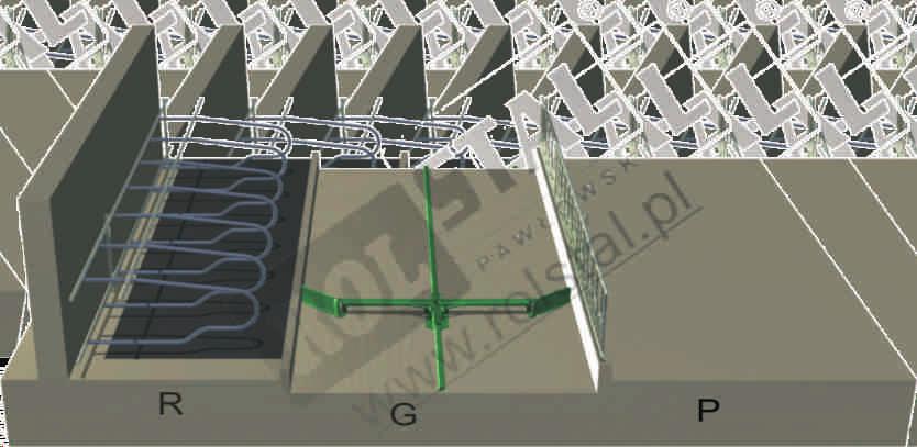 ciśnienie pompy zasilacza hydraulicznego - 120 MPa; - szybkość usuwania obornika - 4 mb/min; - długość max.