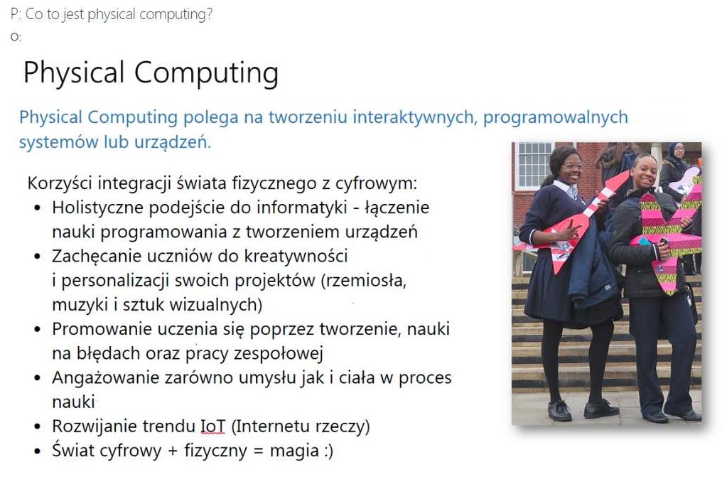 MakeCode podczas nauczania dowolnego przedmiotu.