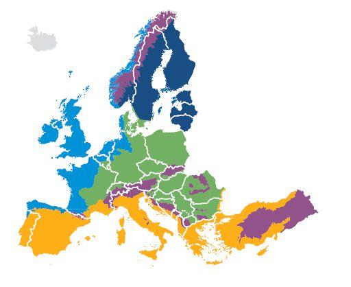 KLUCZOWE OBSERWOWANE I PROGNOZOWANE ZMIANY KLIMATU I ICH SKUTKI W EUROPIE Polska (Region Kontynentalny) Wzrost częstotliwości występowania i intensywności fal upałów Zwiększanie ryzyka występowania