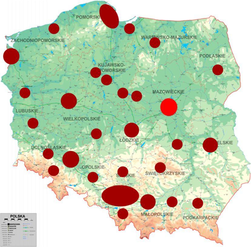 ramach powiązanego projektu ADAPTCITY) przyczyni się od objęcia ochroną ok 30% ludności Polski
