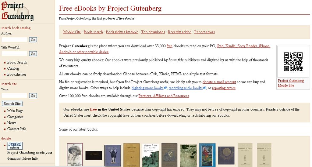 5. Serwis Project Gutenberg.