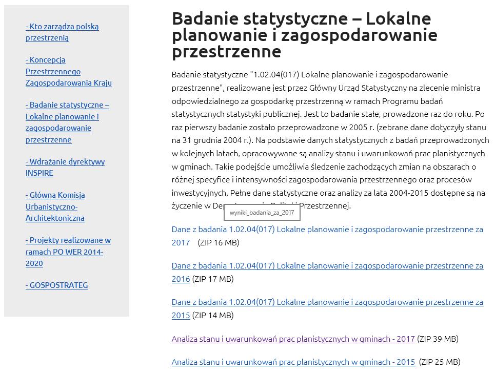 Wyniki badania na formularzu PZP-1 na stronie Ministerstwa Inwestycji i Rozwoju Polecam! http://archiwum.miir.gov.