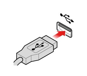 Rysunek 8. Wymiana klawiatury bezprzewodowej 4. Usuń urządzenie dongle USB z wnęki w klawiaturze lub myszy bezprzewodowej i podłącz je do dostępnego złącza USB w komputerze. 5. Zamknij pokrywę wnęki.