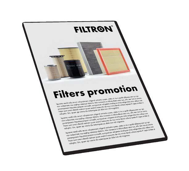 Należy pamiętać że logotyp marki FILTRON jest znakiem zastrzeżonym, możliwość jego stosowania powinna być konsultowana z