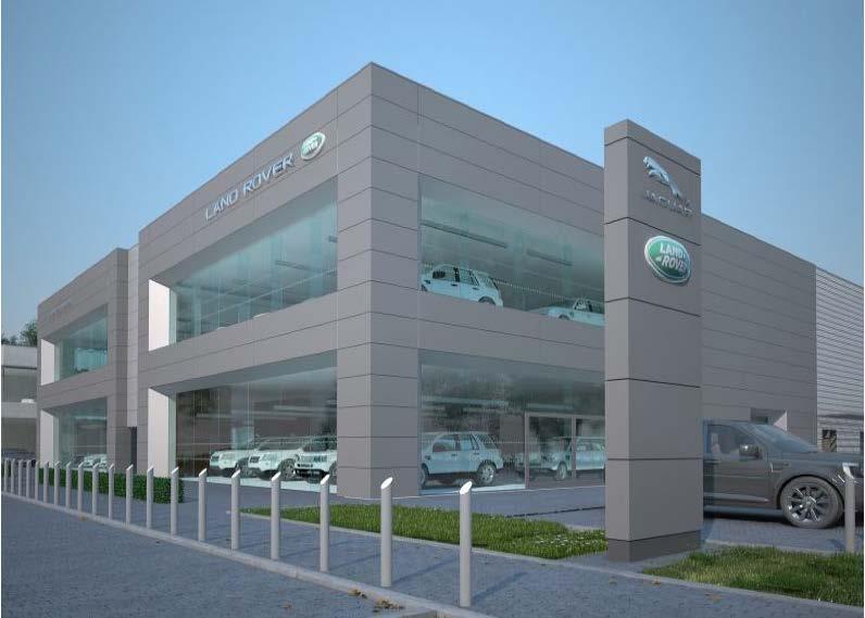 Program zakłada modernizację istniejących salonów Jaguar Land Rover, należących do Grupy, zgodnie z nowymi globalnymi standardami Jaguar Land Rover (ARCH CI) oraz budowę nowych salonów marki.
