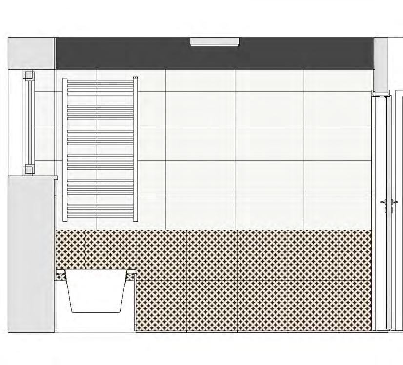 23 WKLEJENIE PŁYTY G-K 88 do krawędzi ościeży 70 53,5 2 x 44,0 do wysokości zabudowy G-K 71,5 206 INWESTOR: Archicom