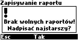 W rzeczywistości są to także wartości średnie przy czasie uśredniania, definiowanym na ekranie T, wynoszącym 2, 10, 20, 30, 60, 120 lub 180 sek. Pojedynczy pomiar XL Zapis wartości średnich.