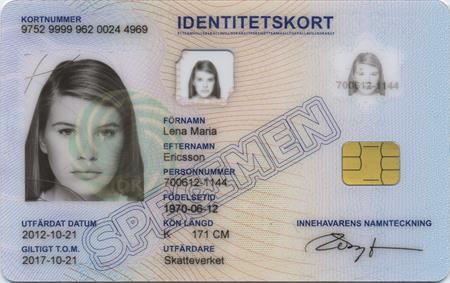 Dowód ten jest używany do celów identyfikacyjnych w Szwecji i przy wyjazdach za granicę nie może zastąpić paszportu lub krajowego