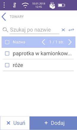 z nazwą wybranego rekordu (w przypadku usunięcia jednego rekordu) lub Czy na pewno usunąć wybrane pozycje?