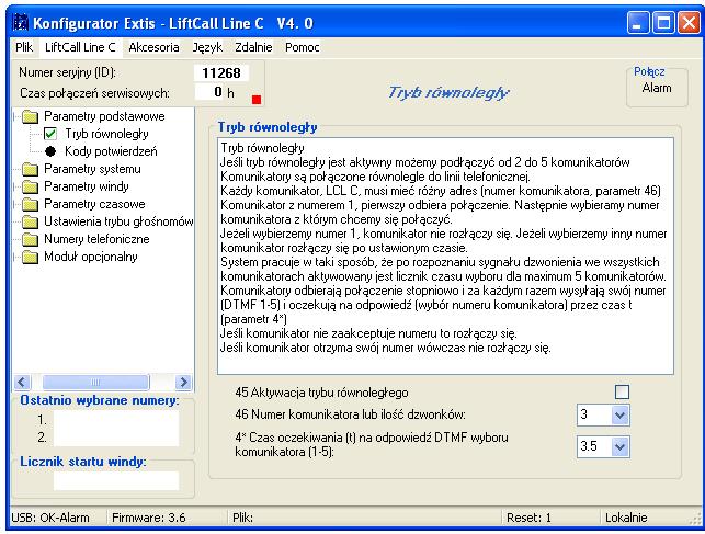 5. Programowanie z PC 5.1 Programowanie lokalne LCL C W punkcie 3 został podany sposób konfiguracji LCL przy pomocy zdalnego telefonu jak i podłączonego do LCLswitch.