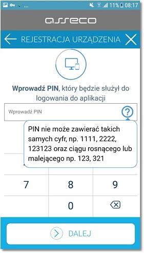 Rozdział 5 Rejestracja urządzenia