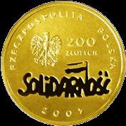 U dołu stylizowany fragment napisu: SOLI- DARNOŚĆ. Niżej z prawej strony oznaczenie roku emisji: 2005.