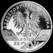 2008 Nominał: 200 złotych Metal: złoto, Au 900/1000 Średnica: 27,00 mm Masa: 15,50 g Nakład: 13 500 szt. Projektant monety Robert Kotowicz.