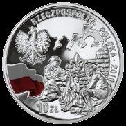 Rocznica Harcerstwa Polskiego Awers: Z lewej strony, u góry, wizerunek orła ustalony dla godła Rzeczypospolitej Polskiej.