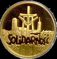 Nominał: 10 000 złotych Metal: miedzionikiel (Cu75Ni25) Średnica (mm): 29,5 mm Masa (g): 10,8 g Nakład: 15 164 010 szt. Projektant awersu Stanisława Wątróbska-Frindt.